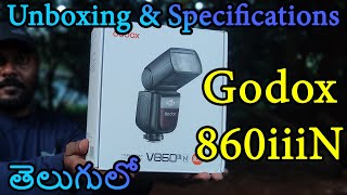 Godox TTL V860 iiiN Flash  First Impressions  ITTL  LED  24GHz  2W LED  2600mAH  HSS 18000 [upl. by Haskell252]