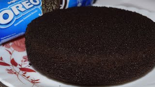 Oreo Biscuit Cake with Egg  Tasty Yummy Oreo Cake with Egg Recipe in Hindi  Oreo Cake in Kadai [upl. by Lani]