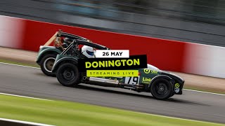 Caterham Motorsport  Donington  May 26th 2024  Live Race 2 [upl. by Plate48]