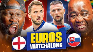 ENGLAND 21 SLOVAKIA  EUROS 24 LAST 16 WATCHALONG LIVE [upl. by Cirad755]