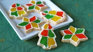 Easy Glittering Christmas Cookies Cup Measurement Recipe キラキラクリスマスクッキー レシピ GIVEAWAY CLOSED [upl. by Nonnel]