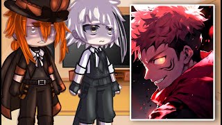 Bungo Stray Dogs React To Jujutsu Kaisen  Gacha Club [upl. by Assetan]