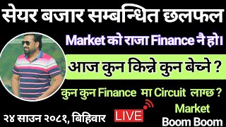 Market को राजा Finance नै हो। Part01clubhouselive nepalisharemarket dipendraagrawal [upl. by Phene621]