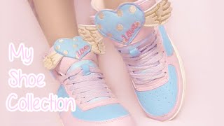 My shoe collection ♡ Sweet Lolita ♡ Fairy Kei ♡ Kawaii ♡ Harajuku ♡ Pastel Goth [upl. by Nierman]