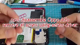 Charging Port replacement full view Oppo A3s [upl. by Solrac342]