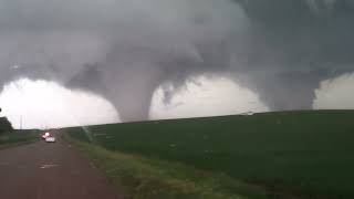 Storm Chasers Follow Rare Double Tornado [upl. by Siver]