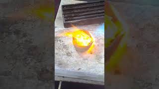 OLD JEWELLERY MELT PROCESS goldjewellery jewelleryringgold goldaccessories gold viralvideo [upl. by Remark]