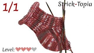 Ferse stricken leicht gemacht  Tutorial [upl. by Edwina]