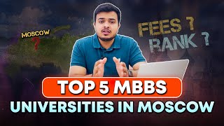 MBBS in Moscow for Indian Students  All Universities amp Fees [upl. by Esinnej]