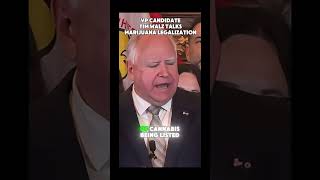 VP Candidate Tim Walz on Marijuana Legalization [upl. by Freud]