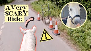 Get ready with me for a very scary ride  POV horse ride  This Esme AD [upl. by Ailed]