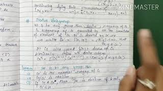 solvable group notes abstract algebra unit1 [upl. by Gem337]