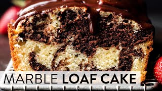 Marble Loaf Cake  Sallys Baking Recipes [upl. by Now488]