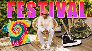 HOW TO FESTIVAL FASHION What to wear to a concert 2022 Mens Fashion amp Streetwear [upl. by Aidile]