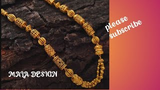 gold mala design jewellery [upl. by Deeann]