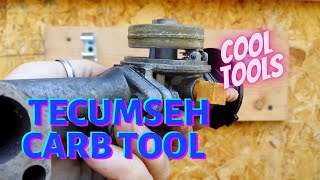 Quick Tip How to Use a Tecumseh Carburetor Tool No 670377 [upl. by Ajat]