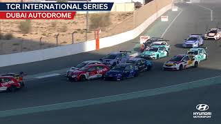 TCR International Series  Dubai Autodrome Review  Hyundai Motorsport 2017 [upl. by Pejsach]