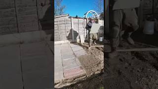 Laying Flagstone Paving shorts [upl. by Atelra]