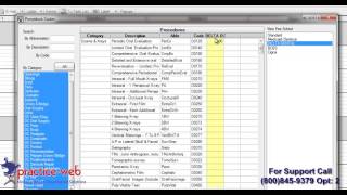PracticeWeb Quick Start Entering Fee Schedules [upl. by Sallad]