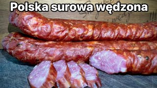 Kiełbasa POLSKA surowa wędzona🇵🇱💪 [upl. by Rist]