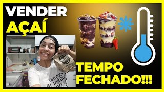 AÇAÍ no Dia de FRIO❄️ SERÁ QUE VENDE❓ [upl. by Ahseiyn450]