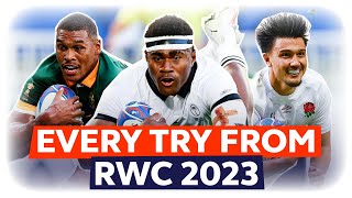 ULTRA LONGFORM  All 325 tries from Rugby World Cup 2023 [upl. by Anot]