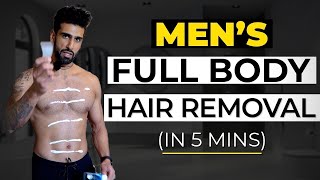 FULL BODY HAIR REMOVAL WITH VEET MEN HAIR REMOVAL CREAM Demo and Review ABHINAV MAHAJAN [upl. by Saval]