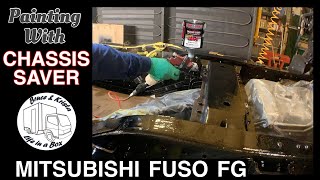 Painting the Fuso frame with Chassis Saver [upl. by Eintrok]