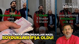 MENZİL TARİKATININ İNSANLARI NASIL SOYDUKLARI İFŞA OLDU [upl. by Tena]