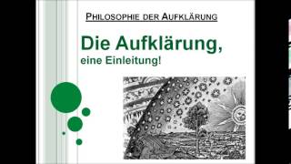 Die Aufklärung eine Einleitung [upl. by Amby]