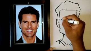 How To Draw A Caricature Using Easy Basic Shapes [upl. by Skipp]