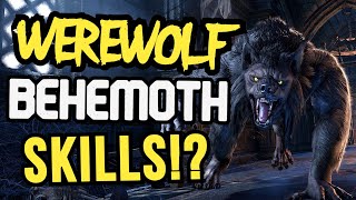 How To Play The NEW Werewolf BEHEMOTH 🐺 Unlock the Ultimate BEAST MODE ESO Stonethorn DLC [upl. by Aylmer151]