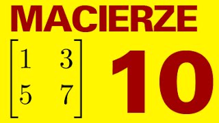 10 Macierz Odwrotna [upl. by Eelrahc]