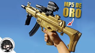 MP5 de ORO DESTRUYE a TODOS 😍 ▬ Airsoft Gameplay [upl. by Madai662]