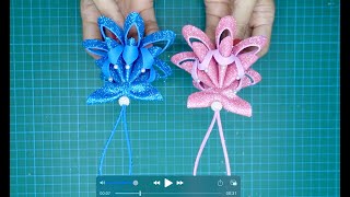 DIY  How to Make Angel Ornament using Foam Sheet  Crafting [upl. by Queri]