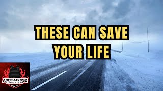 Winter Vehicle Emergency Survival Kit  Prepping Items [upl. by Anallise]