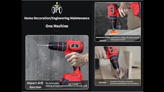 Unboxing Jpt Pro Series 21V Brushless Cordless Drill Machine [upl. by Ihcego]