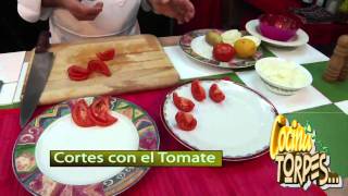 ✅ Como cortar un TOMATE 🍅 Aprende a Cortar ✅ Cocina para Torpes 6 👍 [upl. by Shannen]