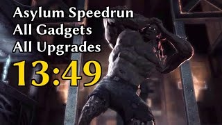 Batman Arkham Asylum Speedrun New Game Minus in 1349 [upl. by Ahsimek]