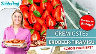 😍 😍 Das BESTE Tiramisu das du dir vorstellen kannst ErdbeerTiramisu mit dem Thermomix® [upl. by Marysa]