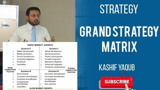 Strategy Analysis Grand Strategy Matrix [upl. by Deirdra]