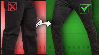 Tailor All Your BAGGY Jeans With This EASY TUTORIAL TRY IT [upl. by Rogovy]