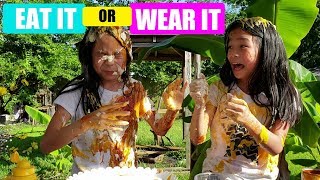 EAT IT OR WEAR IT CHALLENGE  Tran Twins [upl. by Eyeleen968]