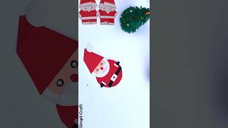 How To Make Rocking Paper Santa Claus Toy For Kids  Moving Paper Toys  Paper Craft  KIDS crafts [upl. by Baxter407]