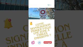 Signalisation  zone faibles émissions stationnement ou arrêt interdit [upl. by Frendel198]