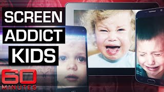 Internet addiction disorder affecting toddlers  60 Minutes Australia [upl. by Neelehtak698]