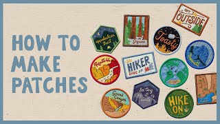 How to Make a Custom Patch  DIY  Beginner Friendly [upl. by Feldstein]