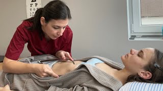 ASMR Abdominal Physical Assessment amp Massage  Feet Exam Babinski amp Tuning Fork Tests [upl. by Carolle]