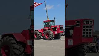 International 4386 in the Half Century of Progress Parade  Rantoul IL tractor shorts [upl. by Yoral]