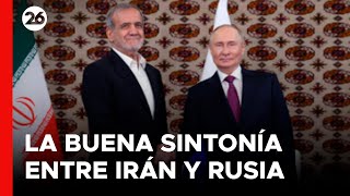 RUSIA e IRÁN fortalecen sus LAZOS económicos [upl. by Acined]